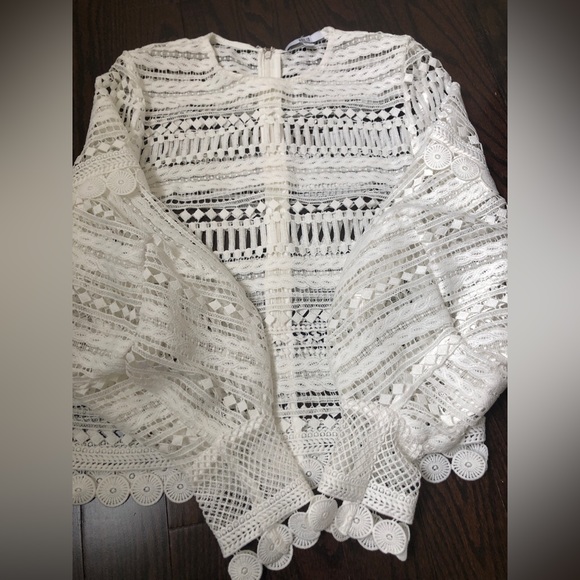 Asilio  Girl Almighty Lace Balloon Sleeves Top - Picture 7 of 9